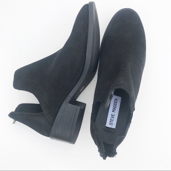 steve madden laramie suede cutout ankle boot